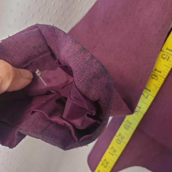 Styleworks blazer jacket business casual plus size 14 Burgundy. - Picture 15 of 16